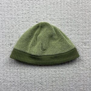 Lole Green Beanie Women’s Hat Beanie One Size Sherpa Fleece XC Ski / Hiking